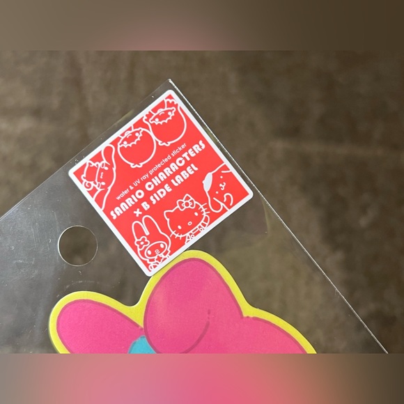 My Melody & Kuromi B-Side Label Sticker Water & UV Ray Protected Official Sanrio - Picture 3 of 5